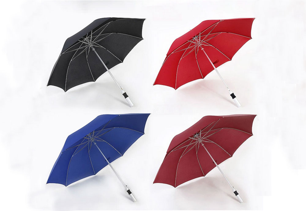 Wholesale Aluminum Alloy Rods Umbrella Metal Ribs Promotional Golf Umbrella with Logo Printing