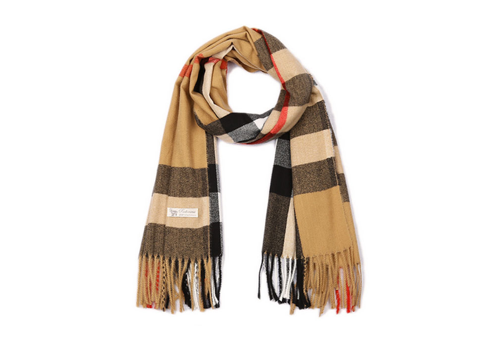 New Autumn and Winter European American Fashion Scarf with Tassel