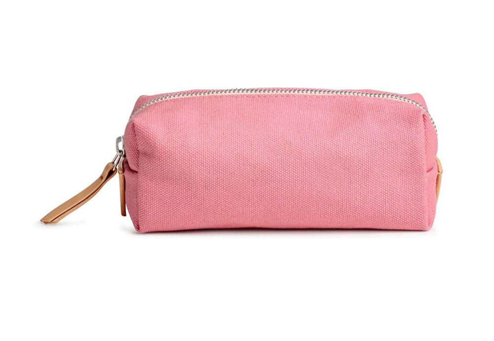 Hot Popular Canvas Cosmetic Pouch with Zipper
