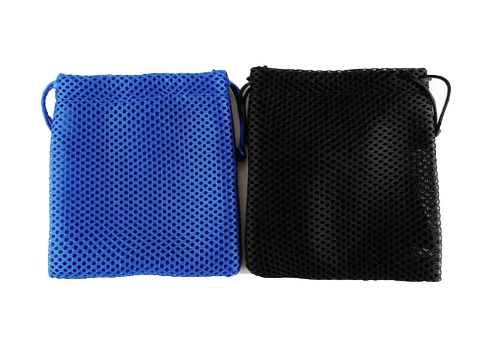 Customized Polyester Mesh Drawstring Pouch