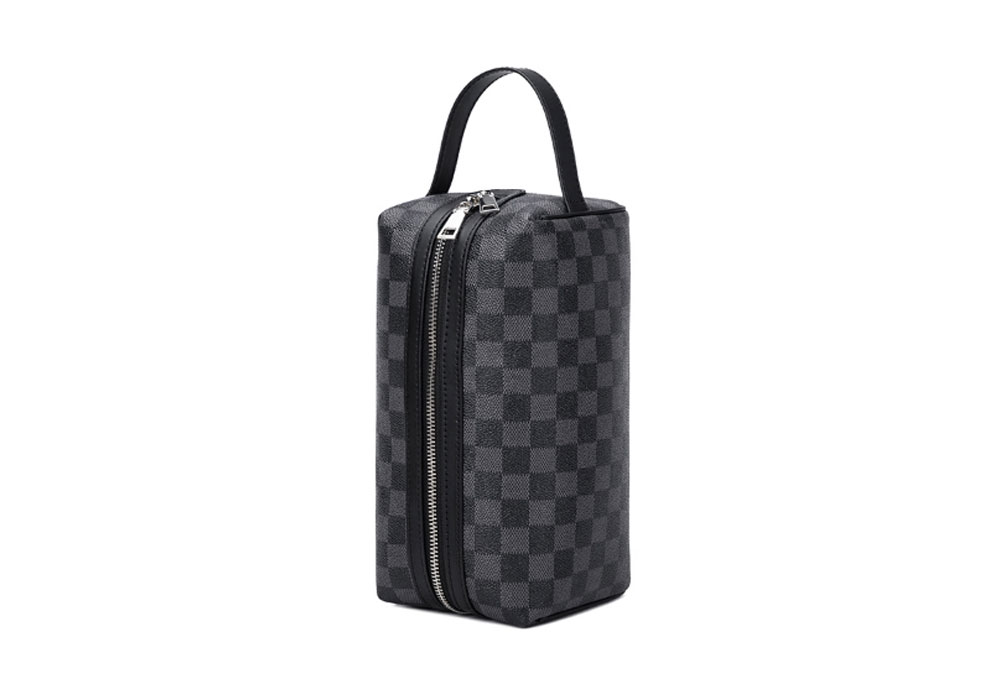 Mens Fashion  Wash Bag with High Quality Waterproof PU leather.