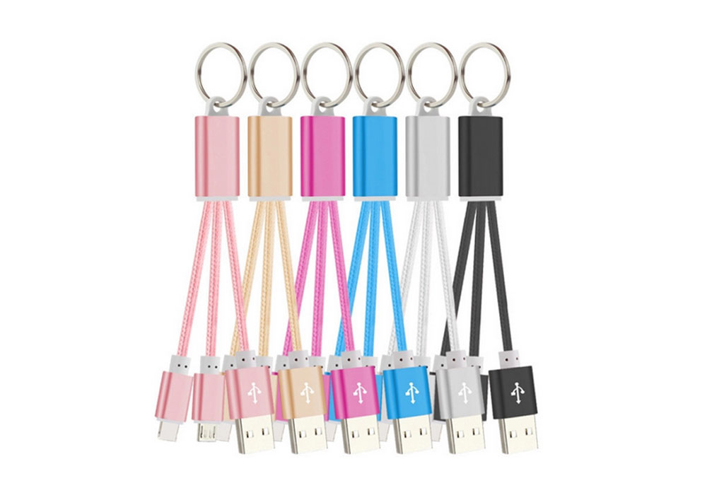 Multi-functional Key Ring Mobile Phone Data Cable