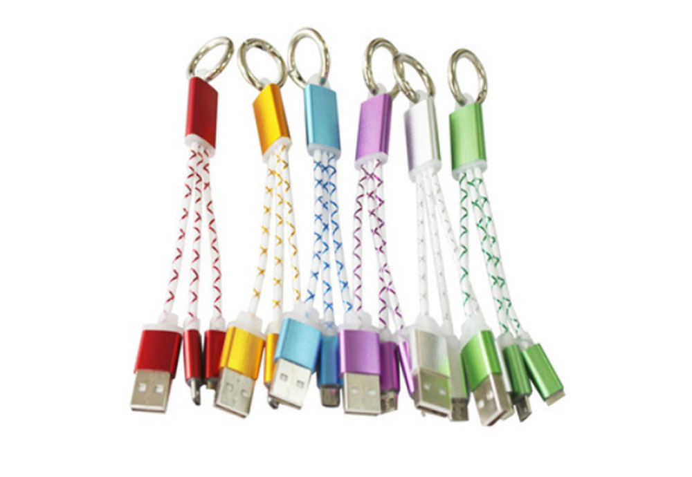 Multi-functional Key Ring Mobile Phone Data Cable