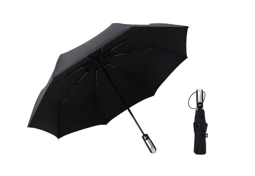 Strong 2 Fold UV Proof Men's Umbrella Support Logo Customization and Handle Customization 