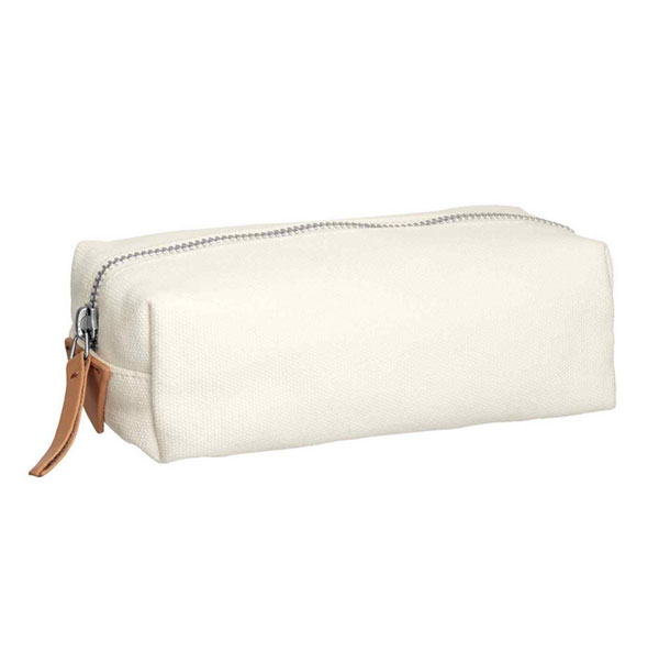 Hot Popular Canvas Cosmetic Pouch with Zipper 