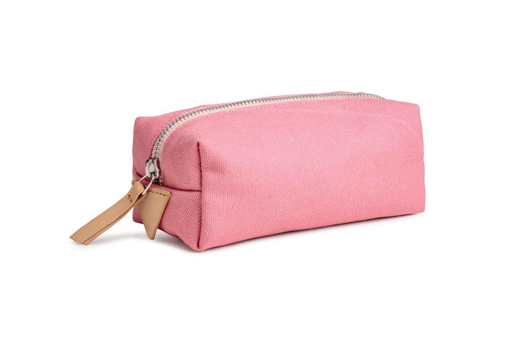 Hot Popular Canvas Cosmetic Pouch with Zipper 