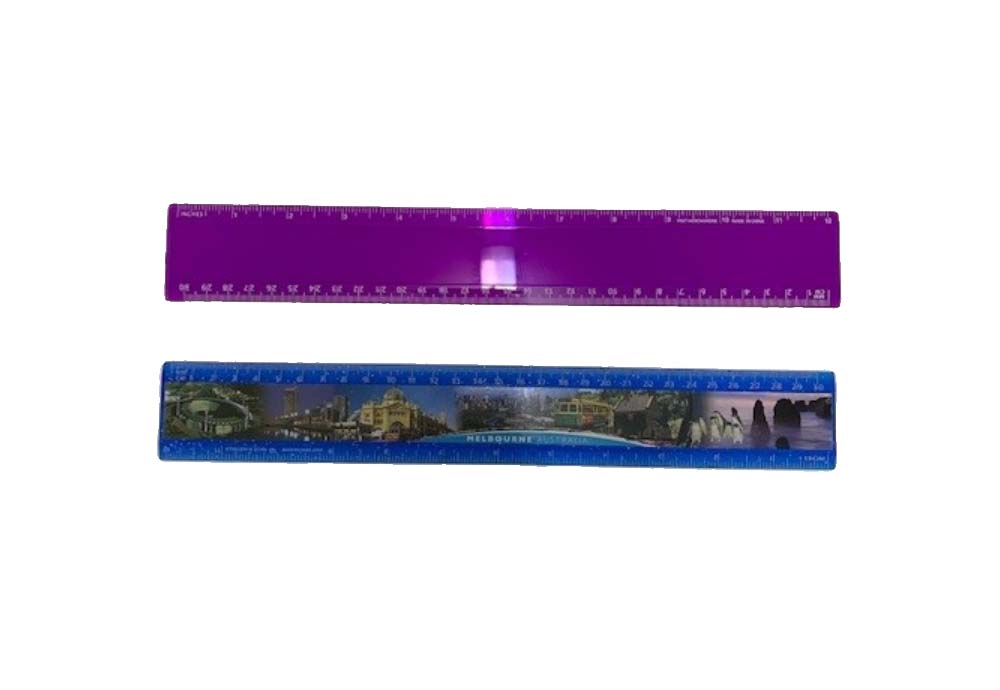 Promotional Transparent PS Material Clear Scale Straight Ruler 