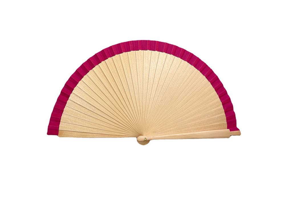 Fashion Customized Handmade Printed Wooden Folding Fan