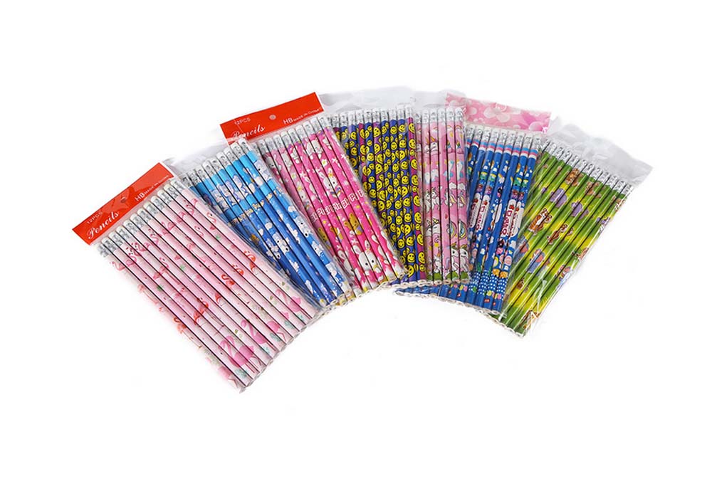 Color Printing Pencils with Eraser